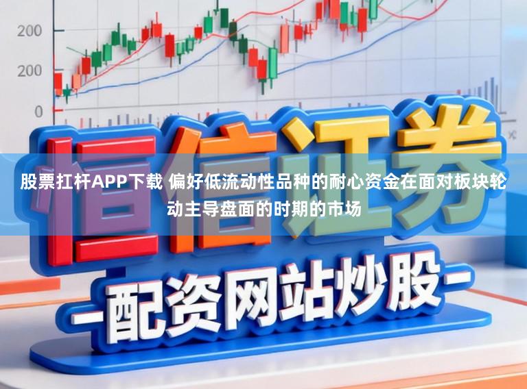 股票扛杆APP下载 偏好低流动性品种的耐心资金在面对板块轮动主导盘面的时期的市场