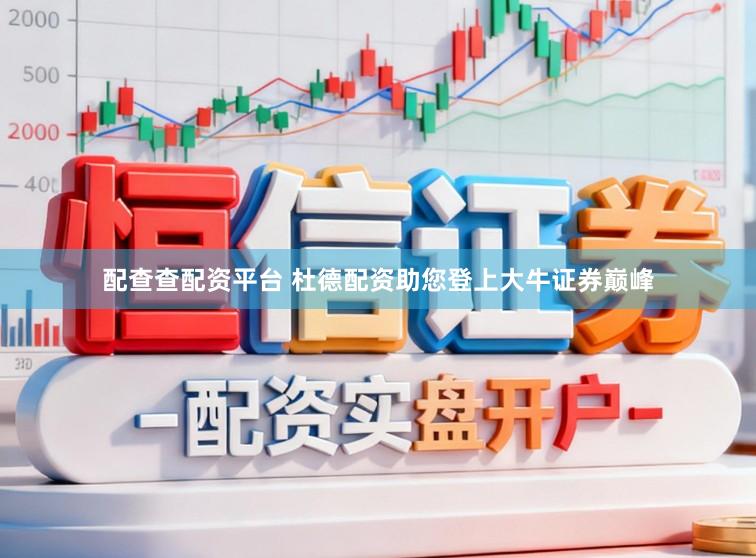 配查查配资平台 杜德配资助您登上大牛证券巅峰