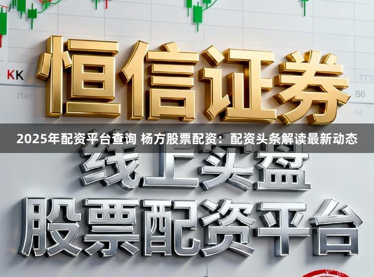 2025年配资平台查询 杨方股票配资：配资头条解读最新动态