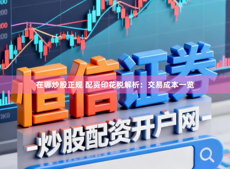 在哪炒股正规 配资印花税解析：交易成本一览